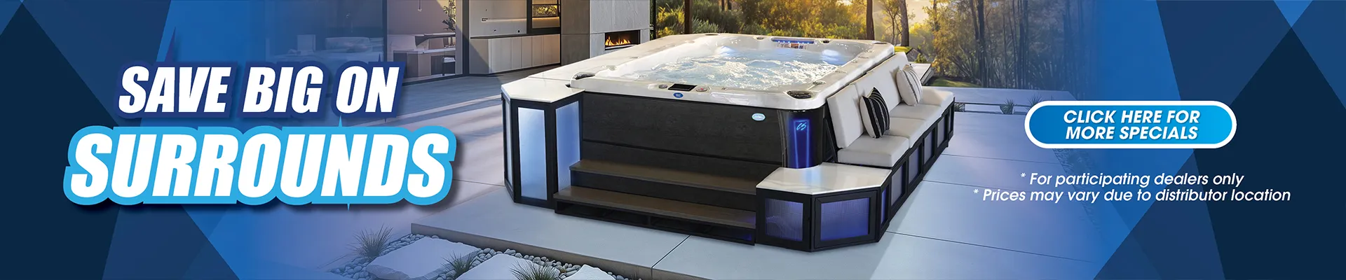 Calspas hot tub being used in a family setting - Casagrande